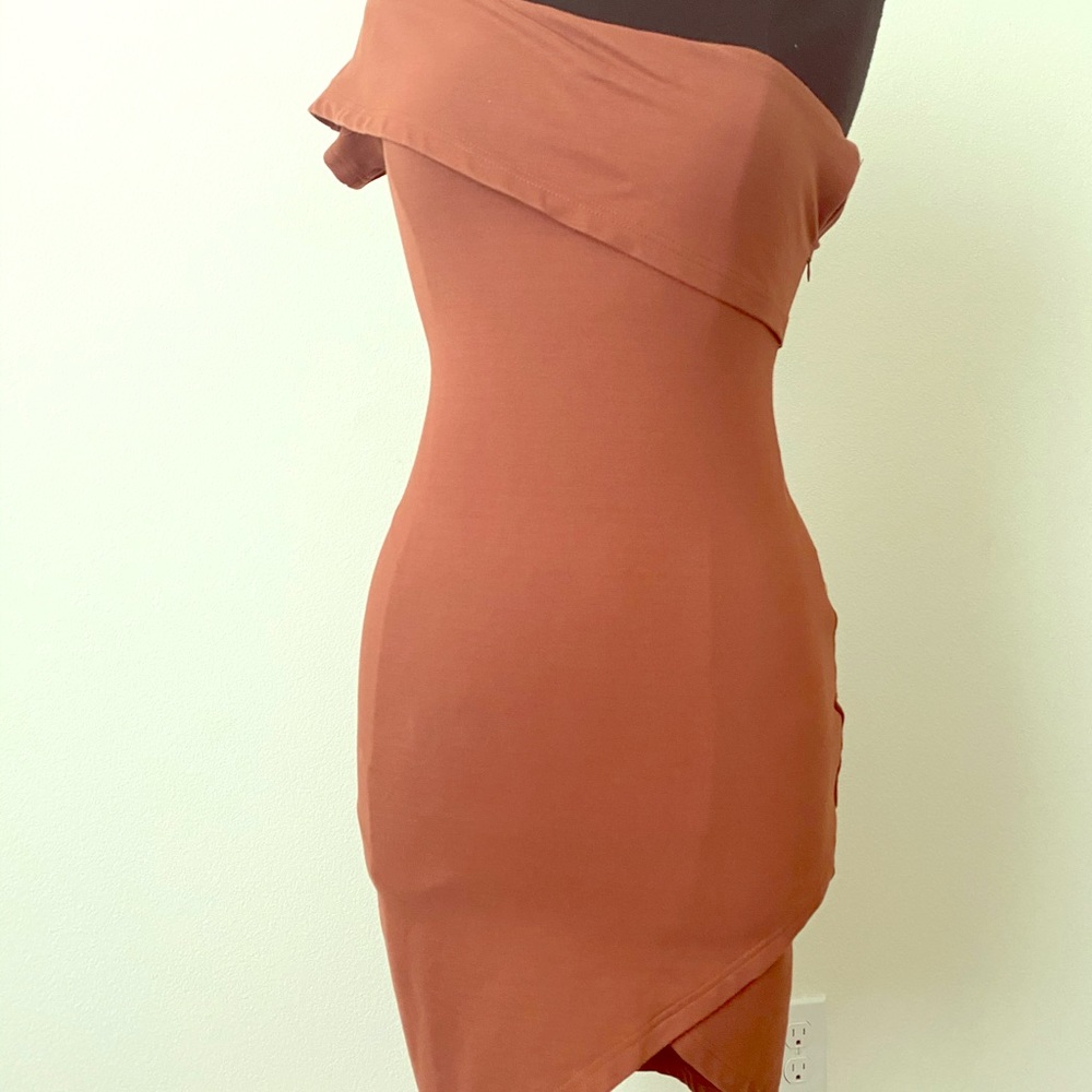 one shoulder dress